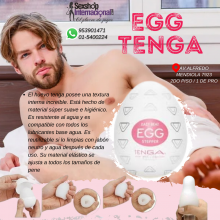 Masturbador Huevo Tenga Egg Stepper Rosado